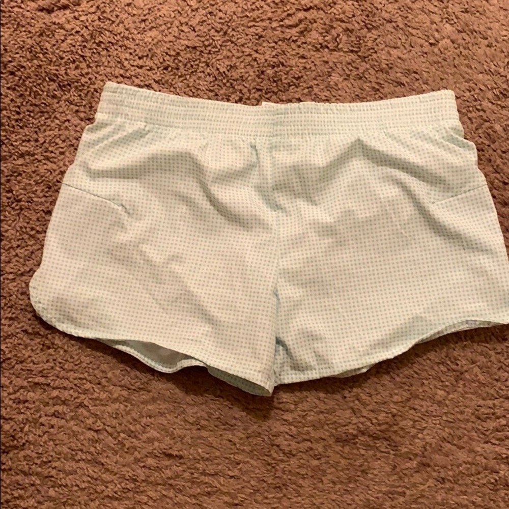 Jadelynn Brooke Active Shorts Mint Checkered